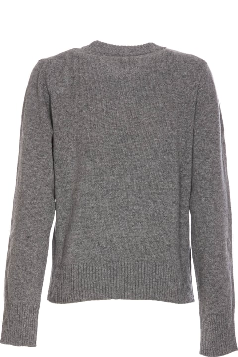 Ganni for Women Ganni Grey Wool Blend Sweater