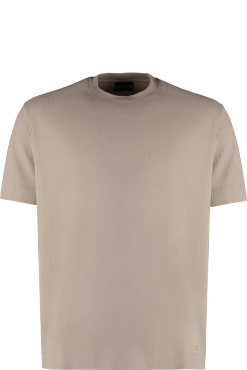 Emporio Armani Topwear for Men Emporio Armani Cotton Crew-neck T-shirt