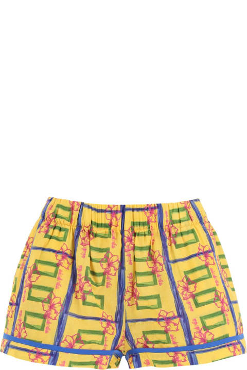 All-over Printed Cotton 'zyon' Shorts
