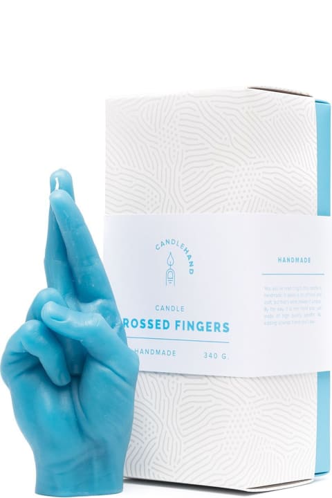 Crossed Fingers Candle