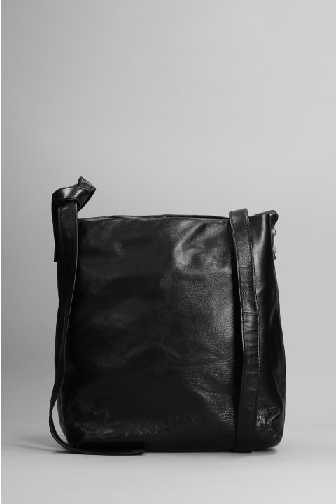 Shoulder Bag In Black Leather