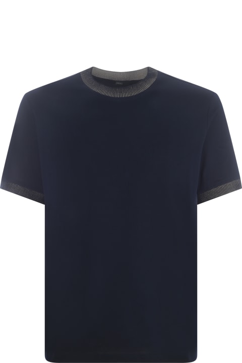 Herno for Men Herno T-shirt Herno 'h' In Cotton Jersey