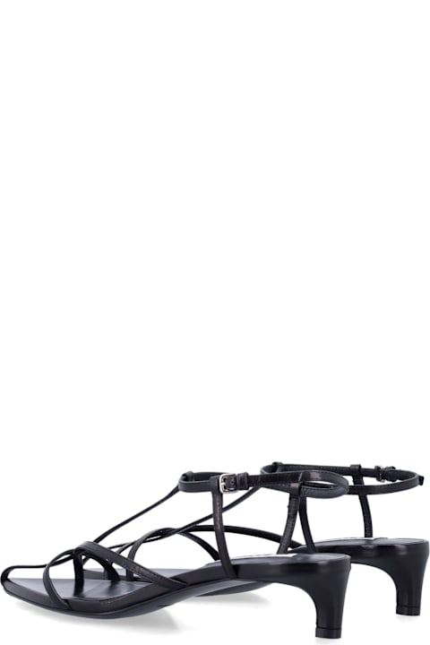 Jil Sander Cage Sandal Kitten Heel | italist