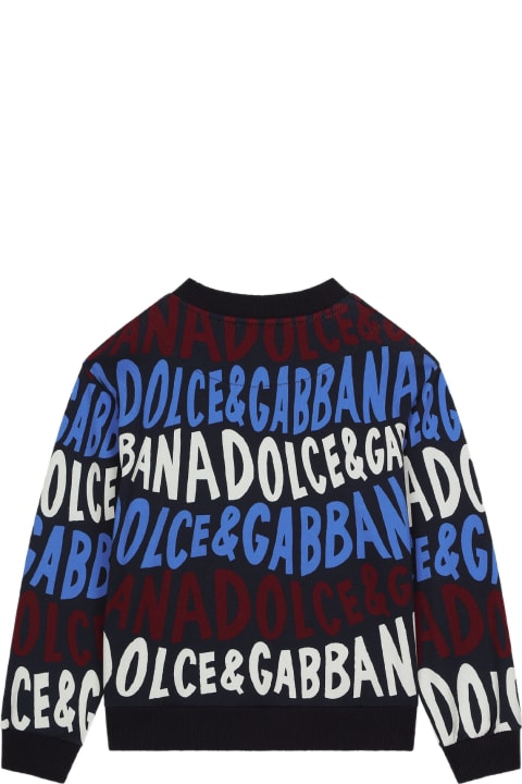 Dolce & Gabbana سترات وبلوزات ثقيلة لـ أولاد Dolce & Gabbana Sweatshirt