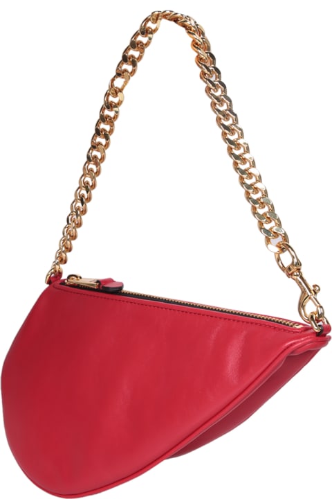 Bags for Women Moschino Red Leather Shoulder Bag