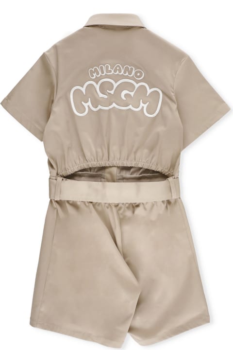 Jumpsuits for Girls MSGM Logoed Jumpsuit