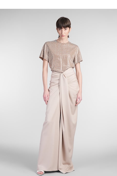 Giuseppe di Morabito for Women Giuseppe di Morabito T-shirt In Beige Viscose