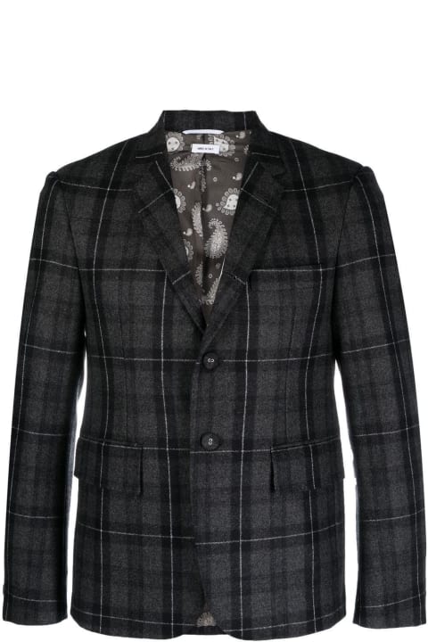 Thom Browne for Men Thom Browne Flannel Button-up Jacket
