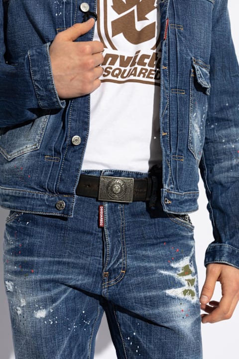 Dsquared2 Belts for Men Dsquared2 Dsquared2 Leather Belt