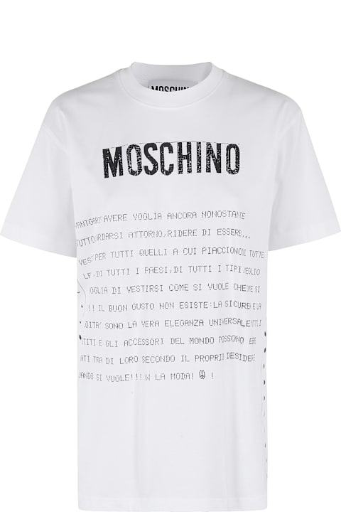 Homeware Moschino Text-printed Crewneck T-shirt
