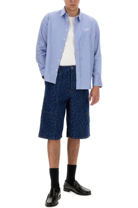 Homeware Maison Kitsuné Denim Bermuda Shorts