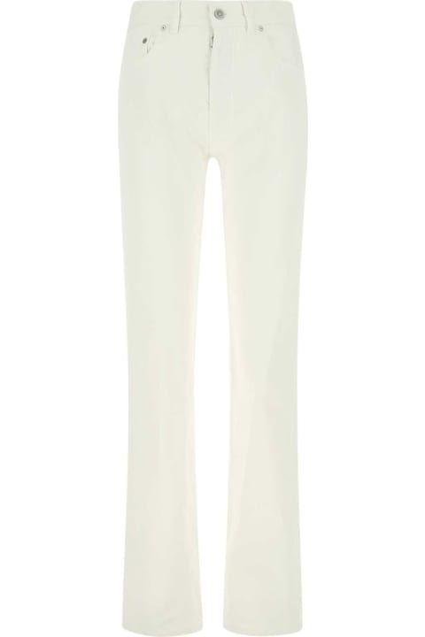 Maison Margiela Pants & Shorts for Women Maison Margiela White Denim Jeans