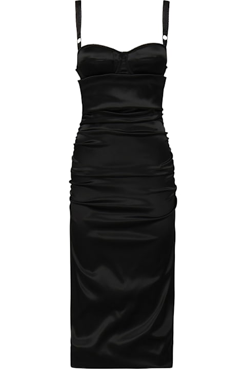 Dresses for Women Dolce & Gabbana Draped Midi Dress