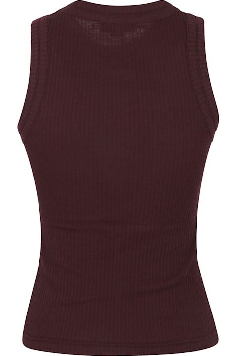 Alexander McQueen Clothing for Women Alexander McQueen Logo-plaque Ribbed Tank Top
