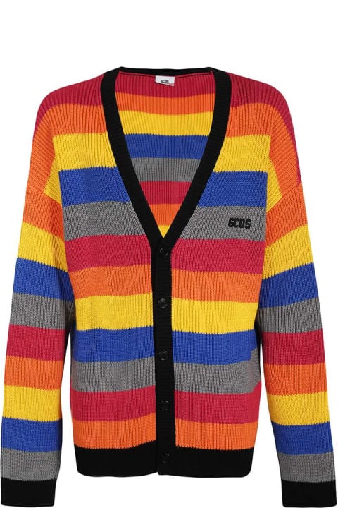 GCDS Sweaters for Men GCDS Wool Cardigan