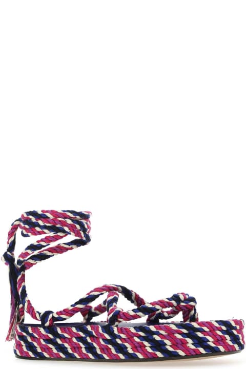 Sale for Women Marant Étoile Multicolor Cotton Erol Thong Sandals