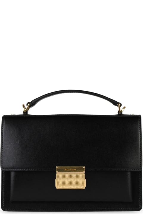 Fashion for Women Golden Goose Venezia Bag In Black Palmellata Leather
