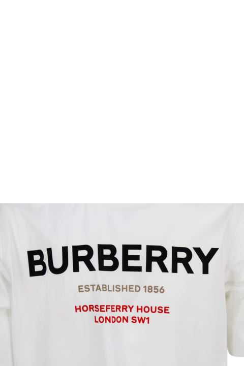 Burberry T-Shirts & Polo Shirts for Boys Burberry Short-sleeved Crew-neck T-shirt With Logo Lettering