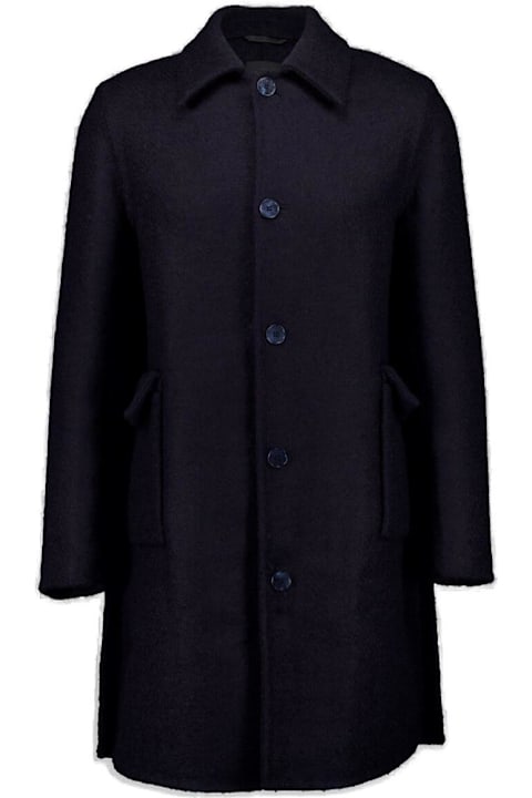 Givenchy لـ Men Givenchy Logo Patch Single-breasted Coat