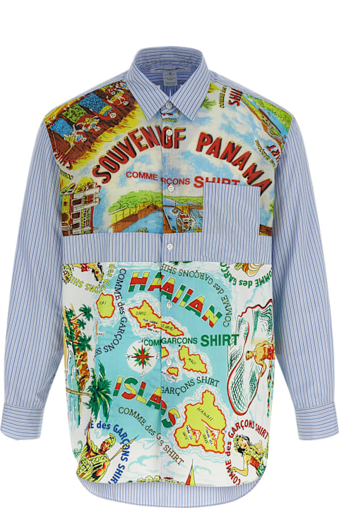 Comme des Garçons Shirt for Kids Comme des Garçons Shirt Patterned Inserts Shirt