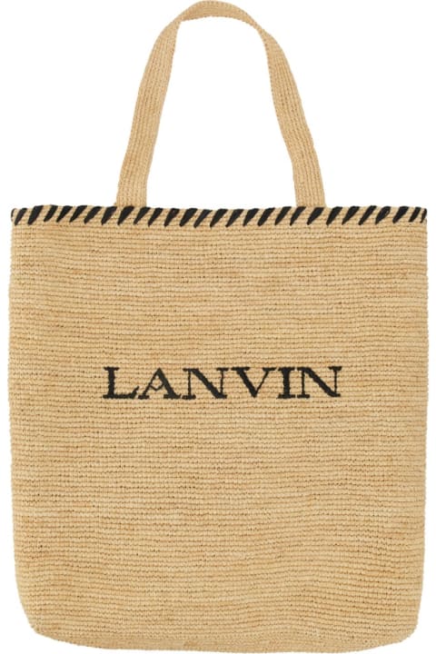 Lanvin Totes for Women Lanvin Raffia Tote Bag