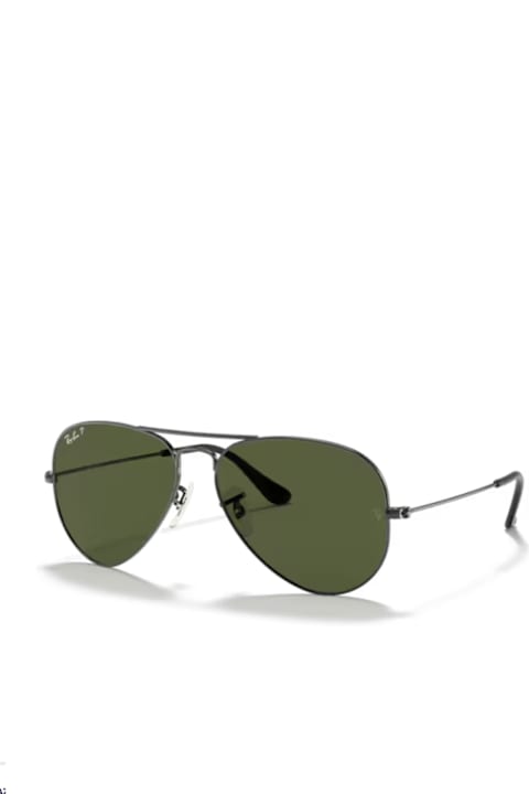 Sale for Men Ray-Ban Ray-ban Rb3025 - Aviator Large Metal 004/58 Gunmetal Sunglasses