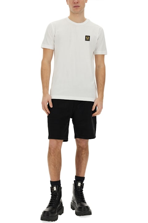 Homeware Belstaff T-shirt Con Patch Logo