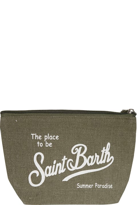 MC2 Saint Barth Bags for Women MC2 Saint Barth Logo Detail Top Zip Clutch