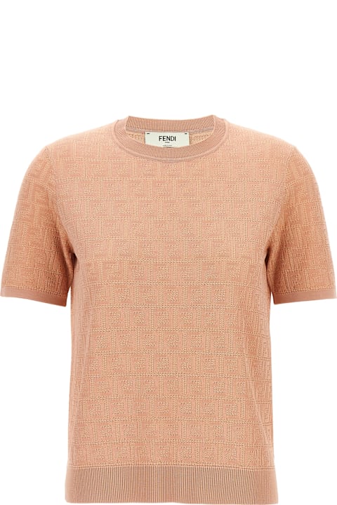Topwear for Women Fendi Ff Cotton T-shirt