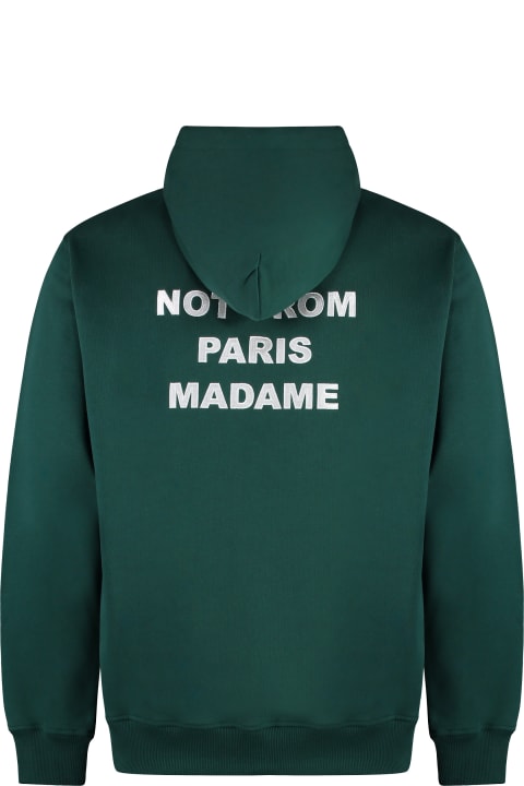 Clothing for Men Drôle de Monsieur Slogan Hooded Sweatshirt