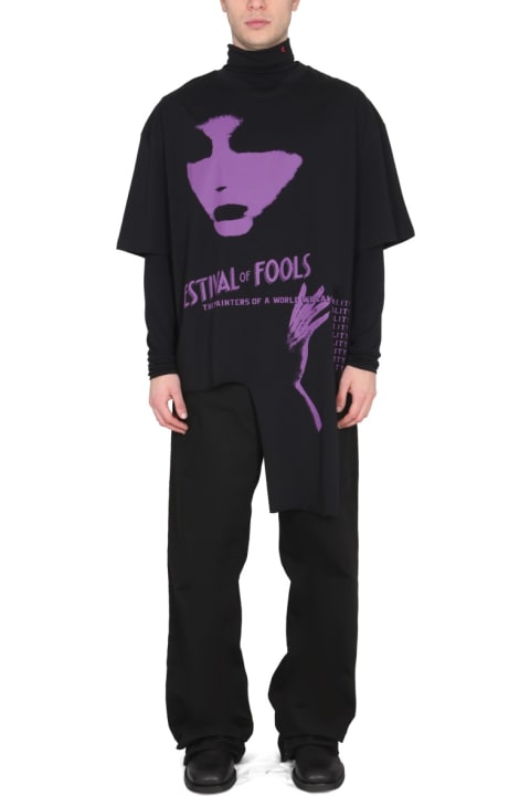 Raf Simons Pants for Men Raf Simons T-shirt With Logo