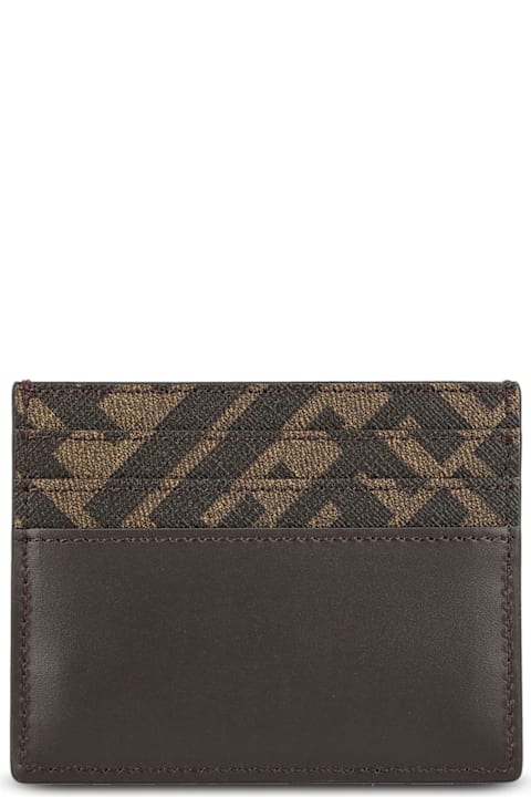 Accessories for Men Fendi Ff Squared Card Holder