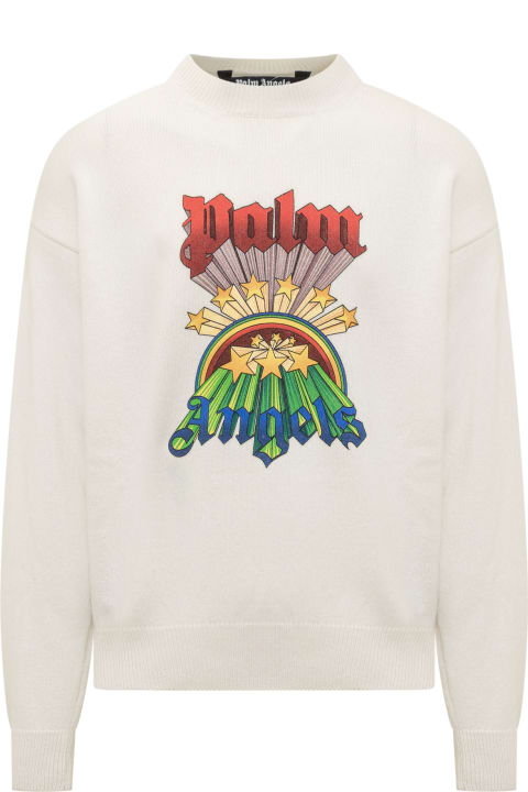 Palm Angels for Men Palm Angels Rainbow Sweater