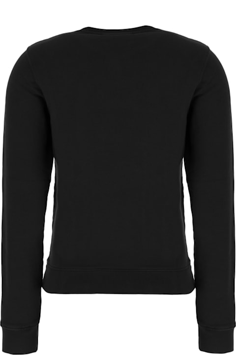 Maison Kitsuné Fleeces & Tracksuits for Women Maison Kitsuné Black Cotton Sweatshirt