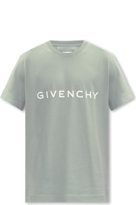 Givenchy Men Givenchy Logo Print T-shirt
