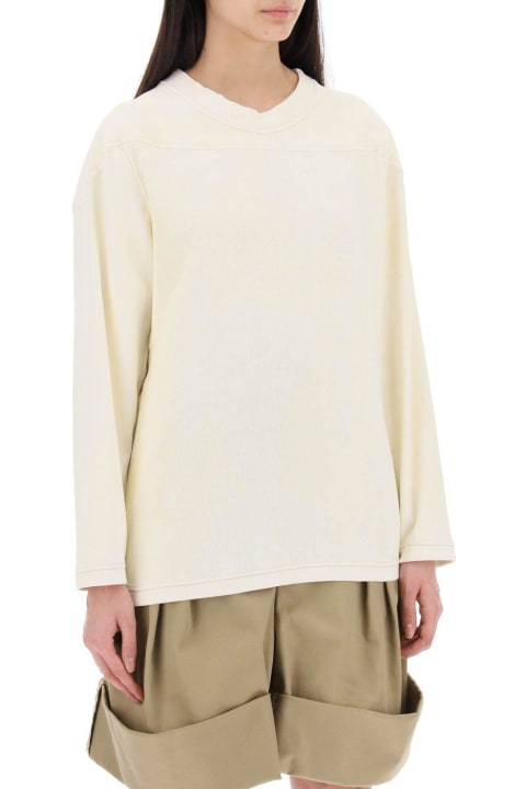 Fleeces & Tracksuits for Women Maison Margiela Long-sleeved Crewneck Sweatshirt