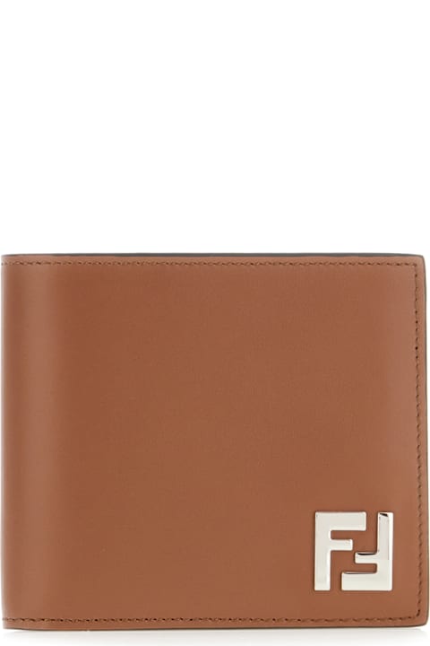Fashion for Men Fendi Brown Leather Wallet
