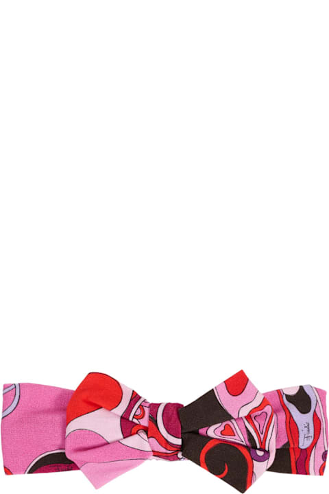 Homeware Pucci Fuchsia Band For Baby Girl With Print