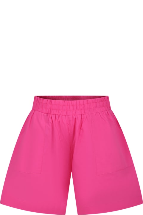 Bottoms for Girls Max&Co. Fuchsia Shorts For Girl With Logo