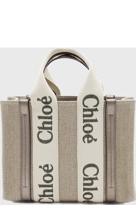 Chloé for Women Chloé Beige Woody Tote