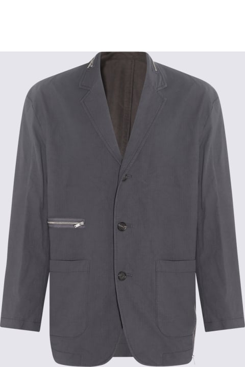 Undercover Jun Takahashi Coats & Jackets for Men Undercover Jun Takahashi Dark Grey Cotton Blazer