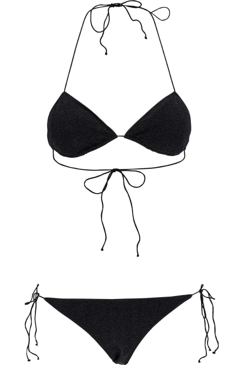 Oseree Swimwear for Women Oseree 'lumière' Black Bikini With Adjustable Straps In Polyamide Blend Woman
