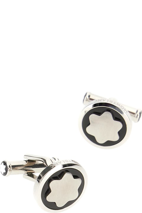 Brooches for Men Montblanc Cufflinks Star In Steel