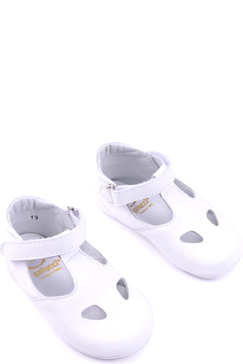 Gallucci Shoes for Baby Girls Gallucci Leather Shoes With Buckle
