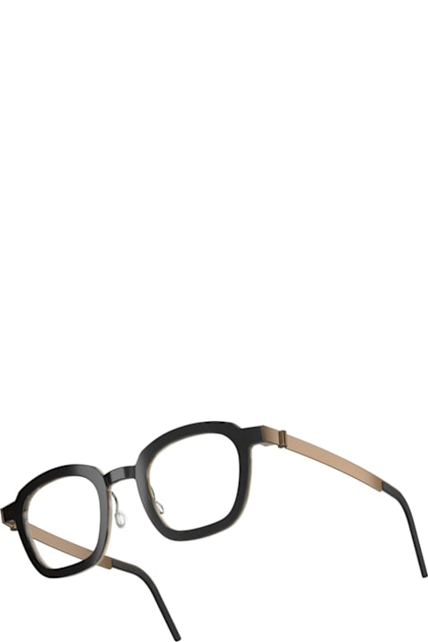 LINDBERG نظارات لـ القسم الرجالي LINDBERG Lindberg Buffalo Horn 1858 H26 Pu15 Nero Marrone Chiaro Bronzo Glasses