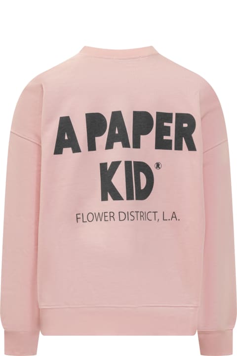 A Paper Kid Fleeces & Tracksuits for Women A Paper Kid Oversize Sweatshirt With Print