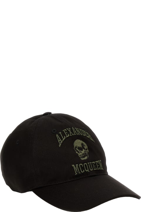 Alexander McQueen Accessories for Men Alexander McQueen Varsity Skull Cap