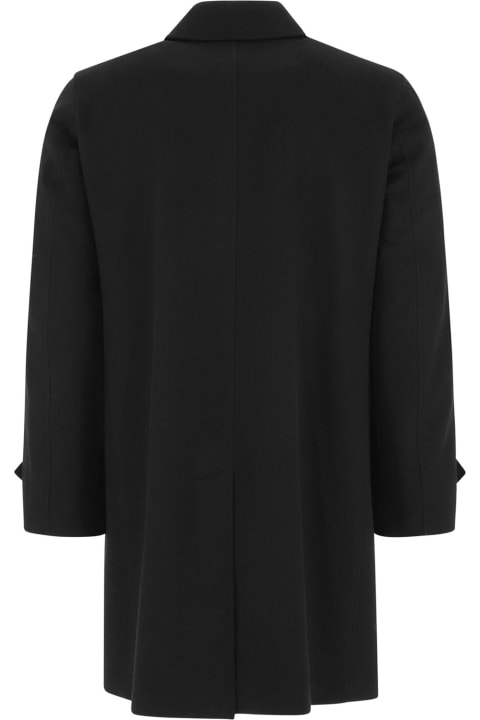 Herno for Men Herno Coat In Brushed Cashmere Wool