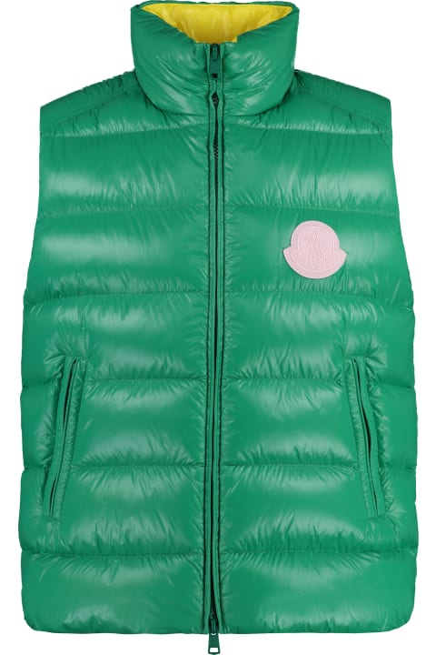 Moncler Coats & Jackets for Men Moncler Parke Full Zip Down Vest
