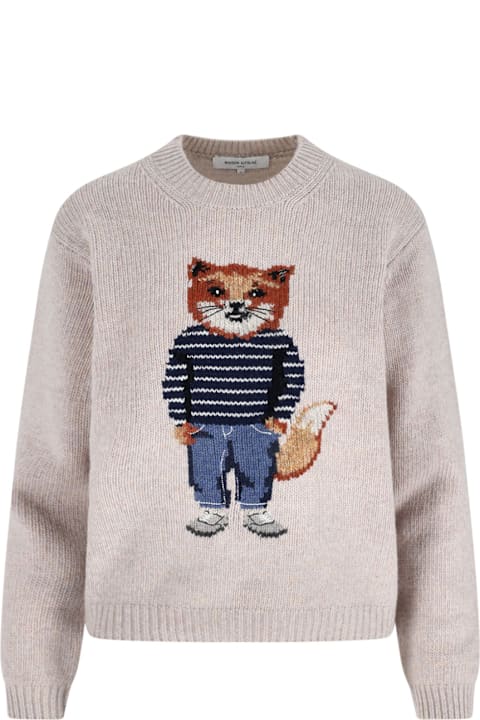 Maison Kitsuné for Kids Maison Kitsuné 'dressed Fox' Sweater